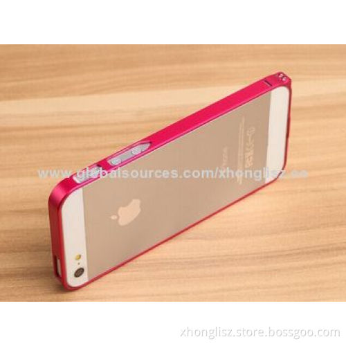 Aluminum Alloy Metal Frame Bumper Case for iPhone 5/5S, Various Colors Available